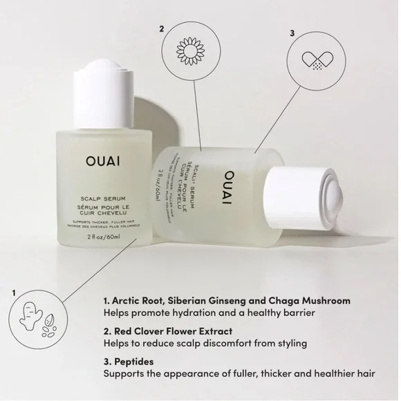 OUAI Hydrating Scalp Serum for Healthy, Fuller Looking Hair